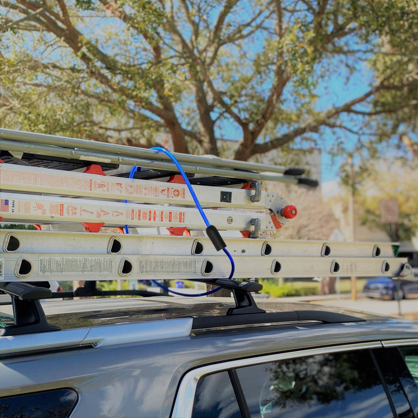 Câble de sécurité droit antivol DocksLocks® avec serrure à clé (5', 10', 15', 20' ou 25')