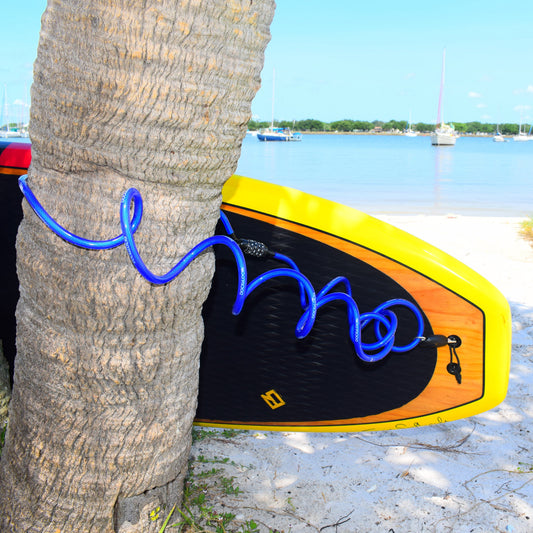 DocksLocks paddleboard locked at the dock