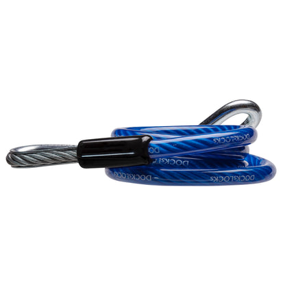 Câbles de sécurité pour remorque DocksLocks® avec loquets de sécurité à mousqueton, longueur de 48 po, paquet de 2