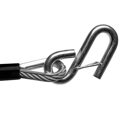 Câbles de sécurité pour remorque DocksLocks® avec loquets de sécurité à mousqueton, longueur de 48 po, paquet de 2